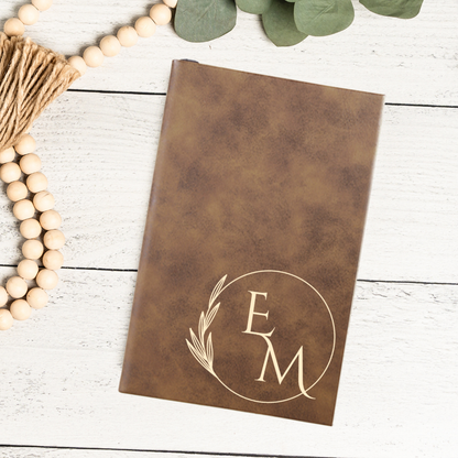Customized Leather Journals Monogram & Signature Designs