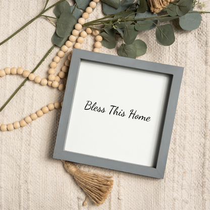 Customizble Quote Wall Art Framed Print