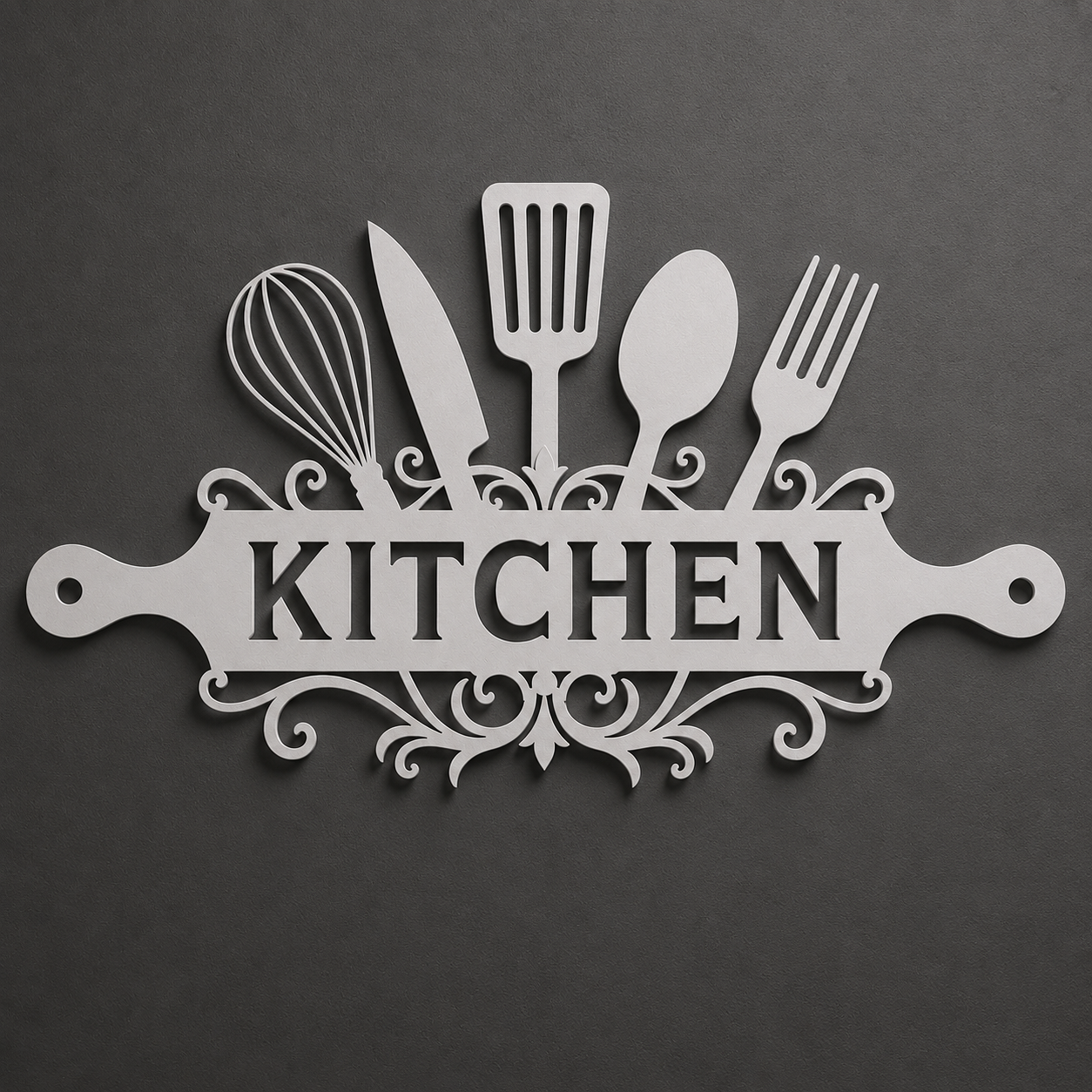 Kitchen Metal Wall Art