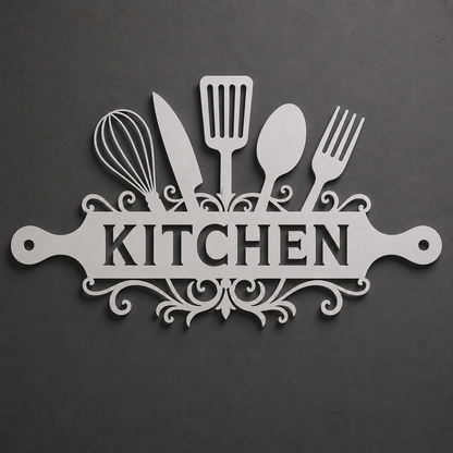 Kitchen Metal Wall Art