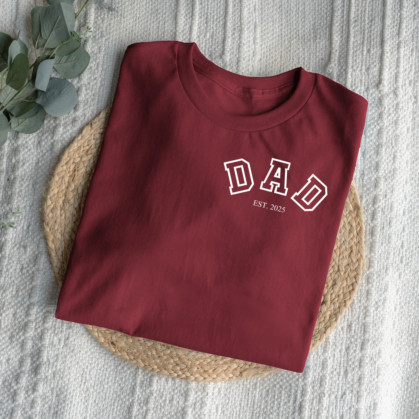 Customized Dad Est T-Shirts
