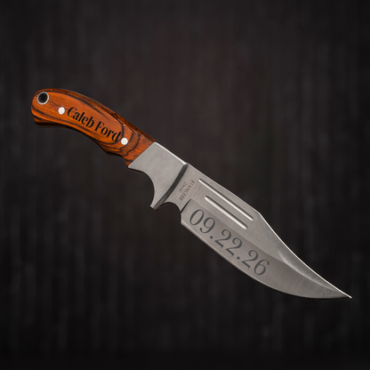 Customized Fixed Blade Hunting Knife with Sheath