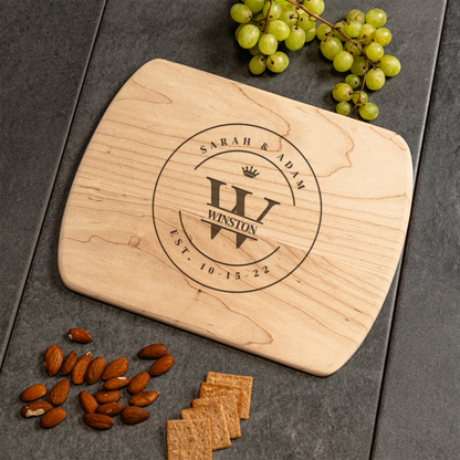 Customized Thin Oval Cutting Boards - The Together Collection