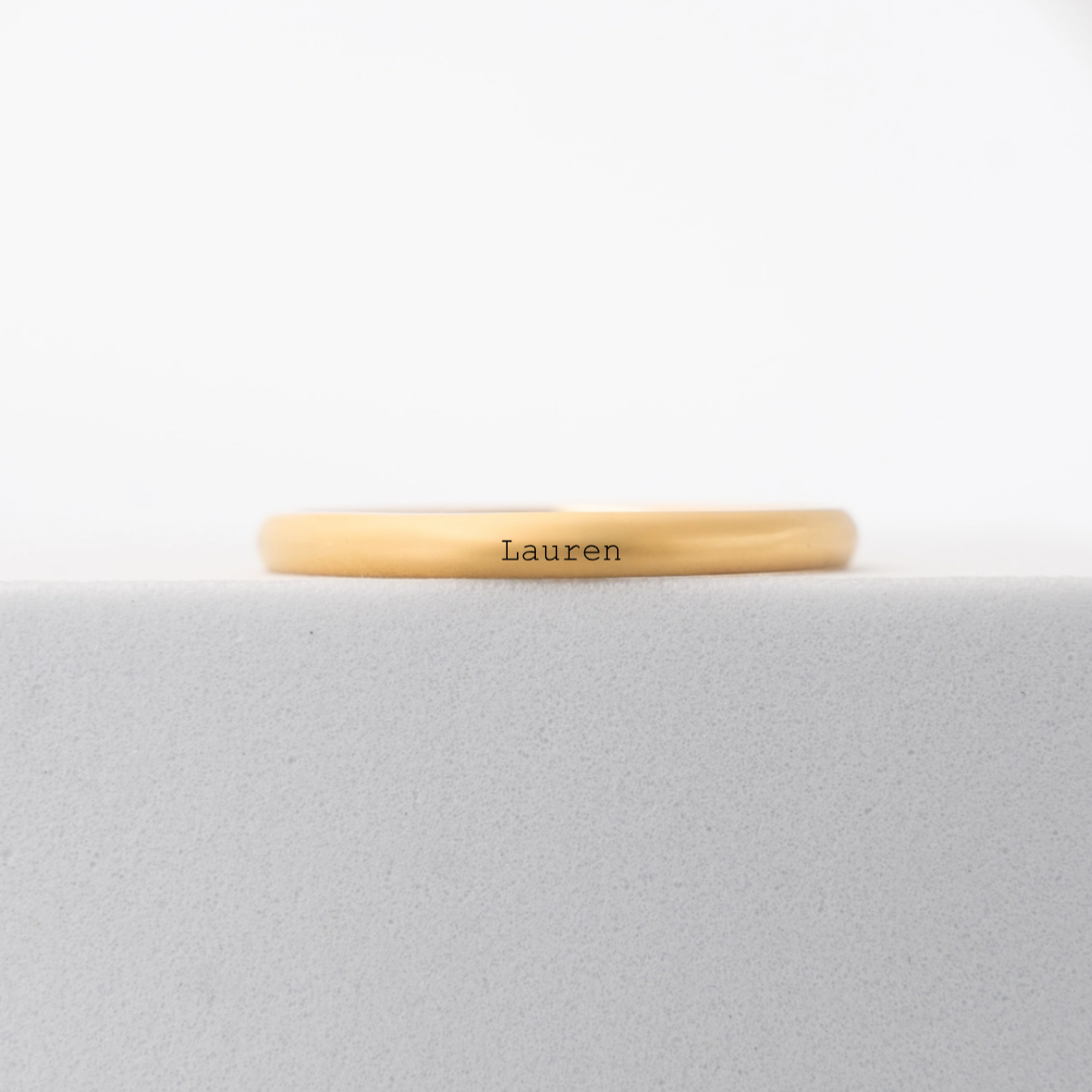 Custom Engraved Stackable Name Rings