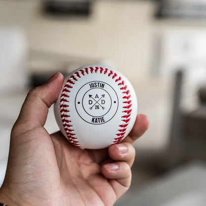 Customized Baseball for Dad