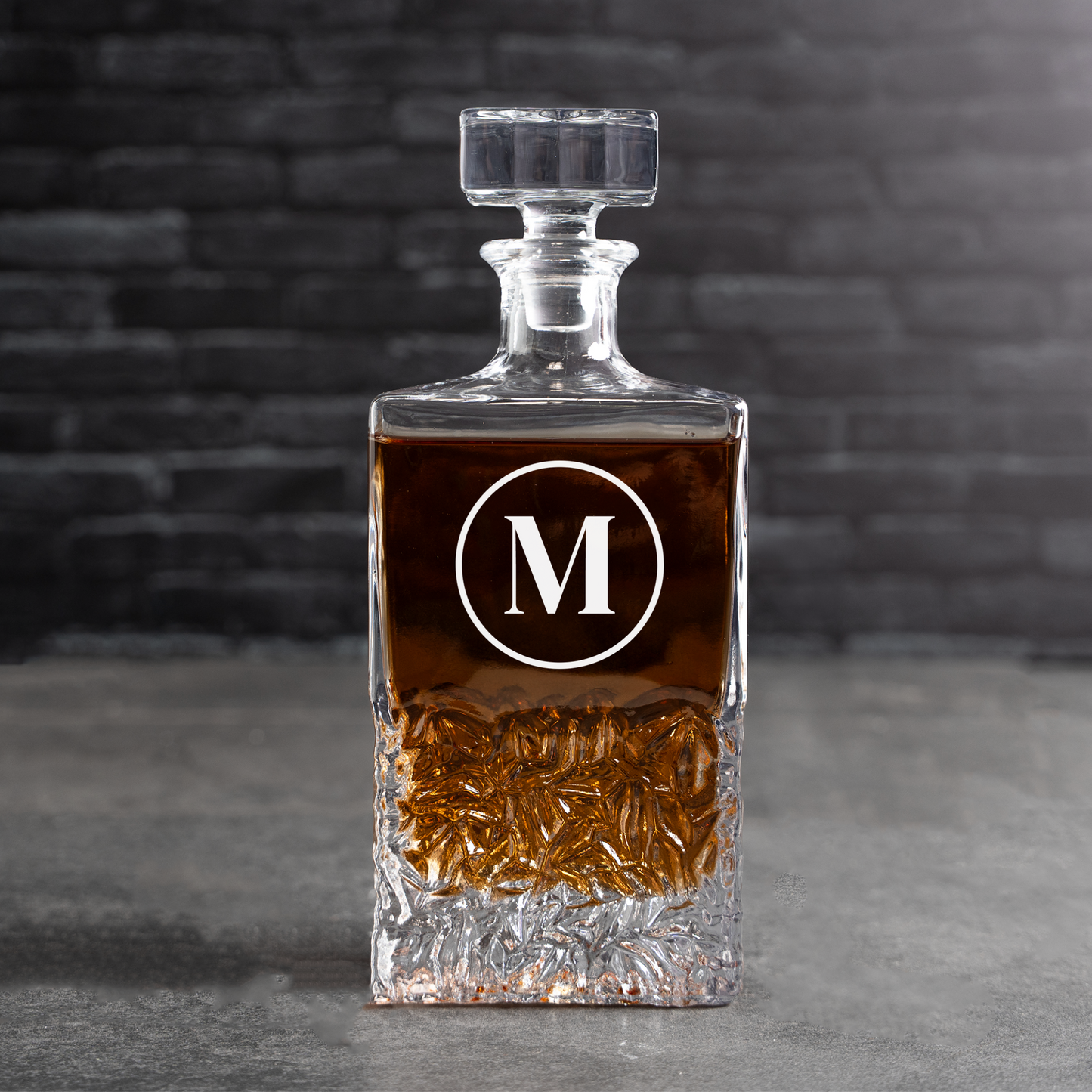 Customized Bradford 24oz. Whiskey Decanters Set of 5