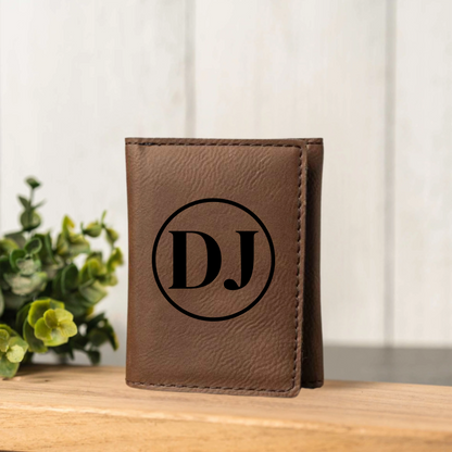 Customized Vegan Leather Trifold Wallet