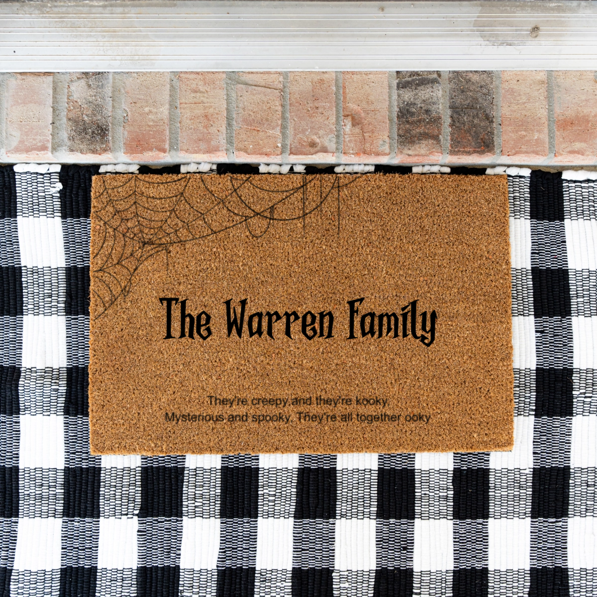 Personalized Halloween Doormats