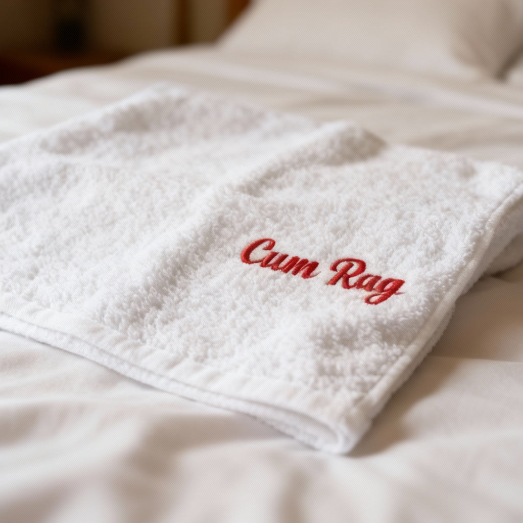 Customized Novelty Washcloth Gift for Boyfriends/Husbands