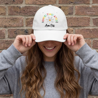 Overstimulated Embroidered Mom Hat