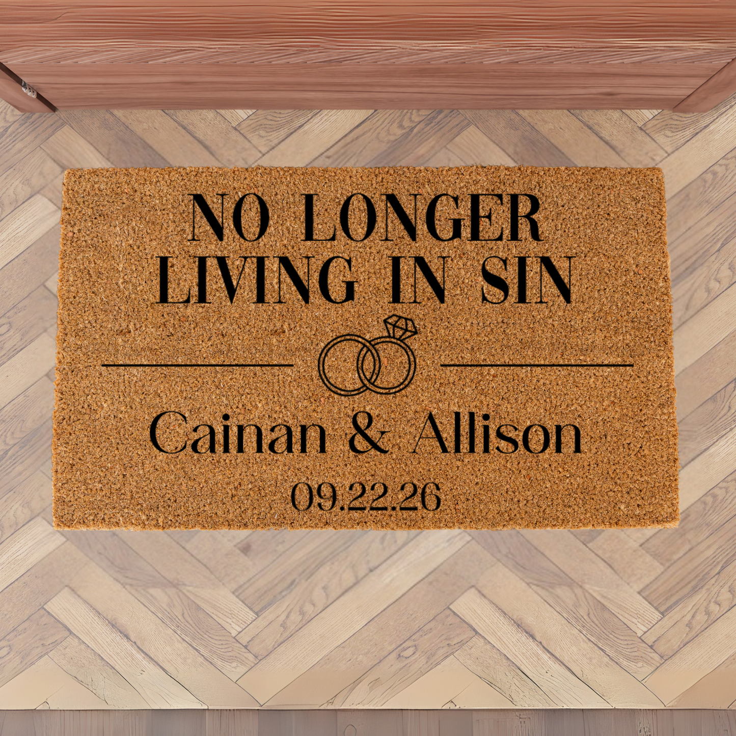 No Longer Living In Sin Doormat