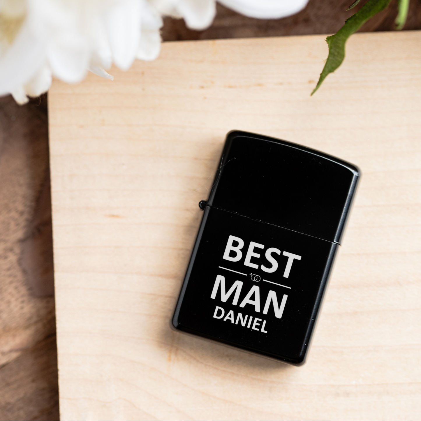 Customized Best Man Black Lighter