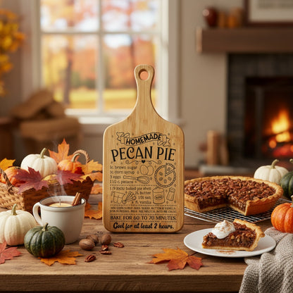 Fall Pie Recipes Bamboo Serving Board