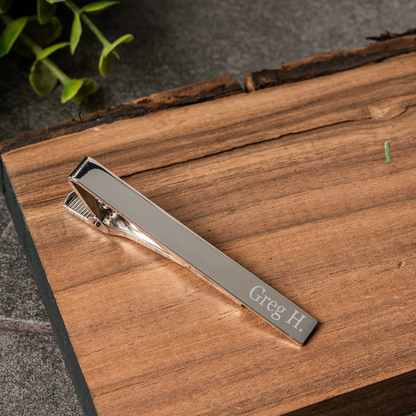 Custom Engraved Tie Clips