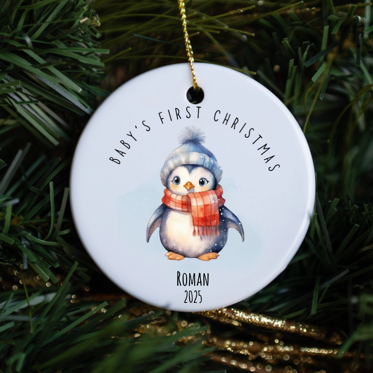 Customized Baby's First Christmas Ornament