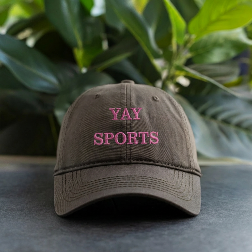 Sports Themed Embroidered Mom Hats