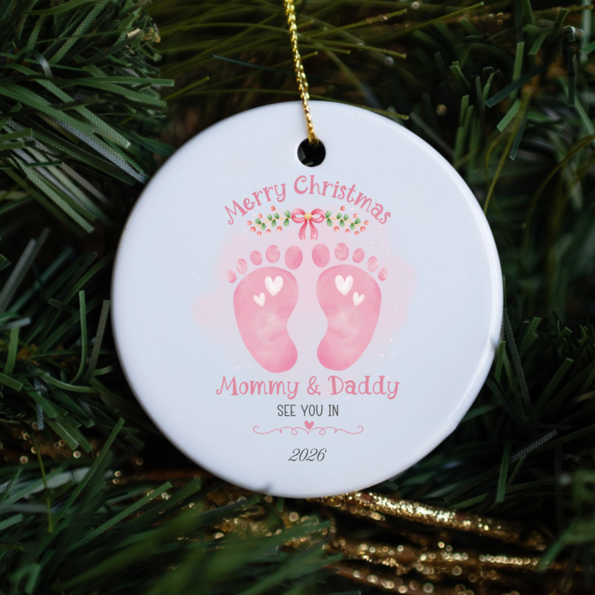 Customized See You in 2026 Ornament
