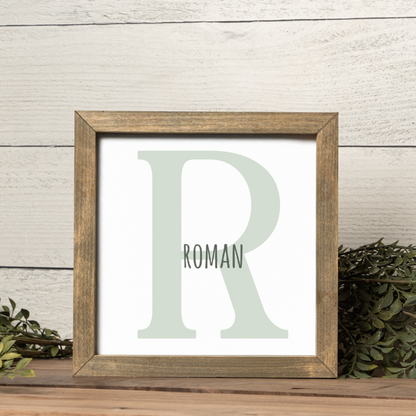 Custom Name Art for Nursery & Kids Rooms