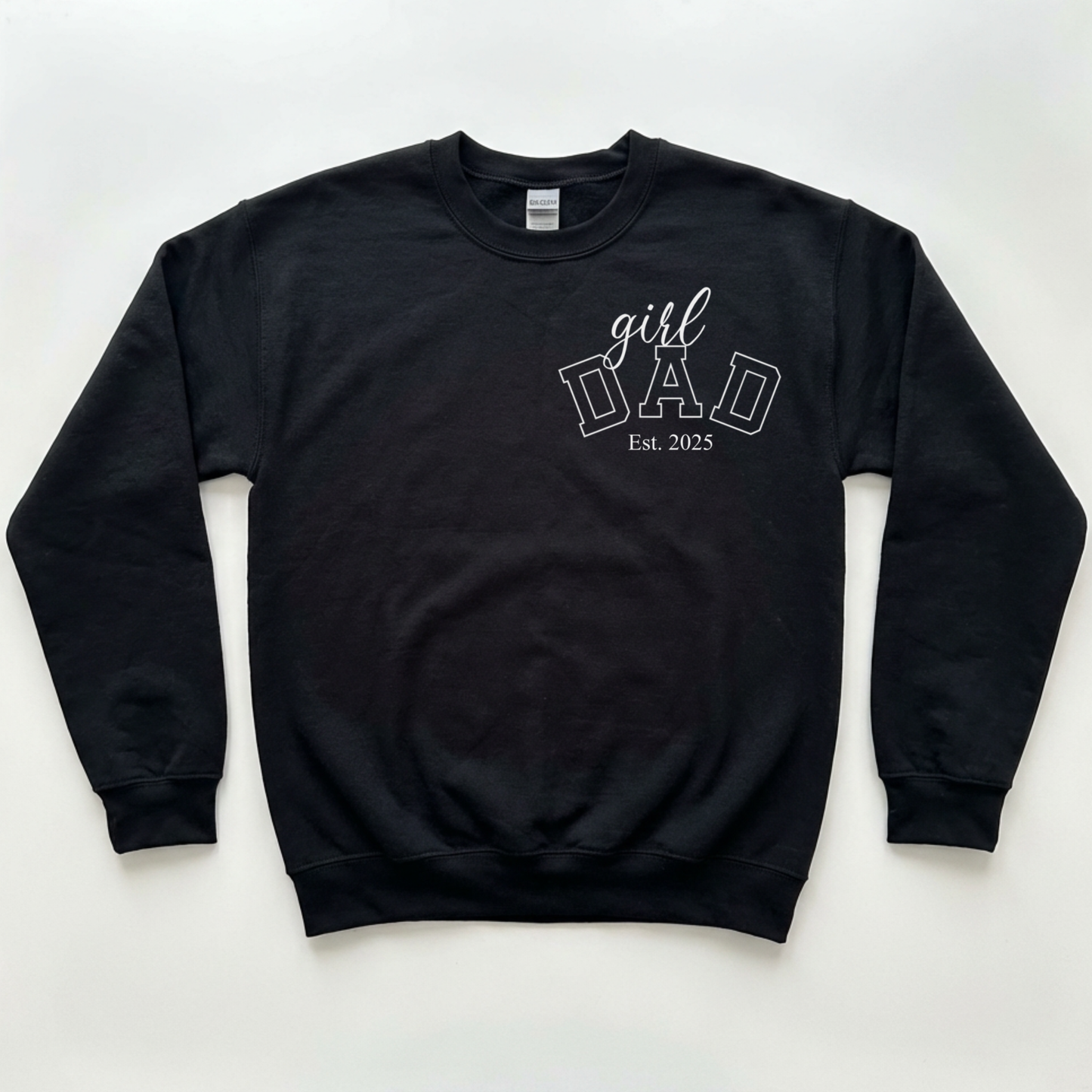 Custom Girl Dad Sweatshirt with Est Year