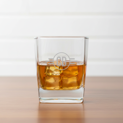 Customized Square Whiskey Glass