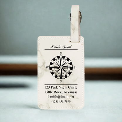 Customized Leather Luggage Tags