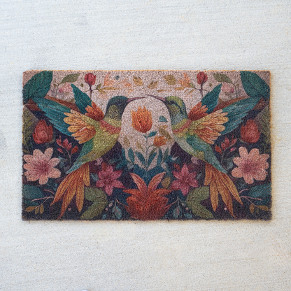 Floral Birds Doormat