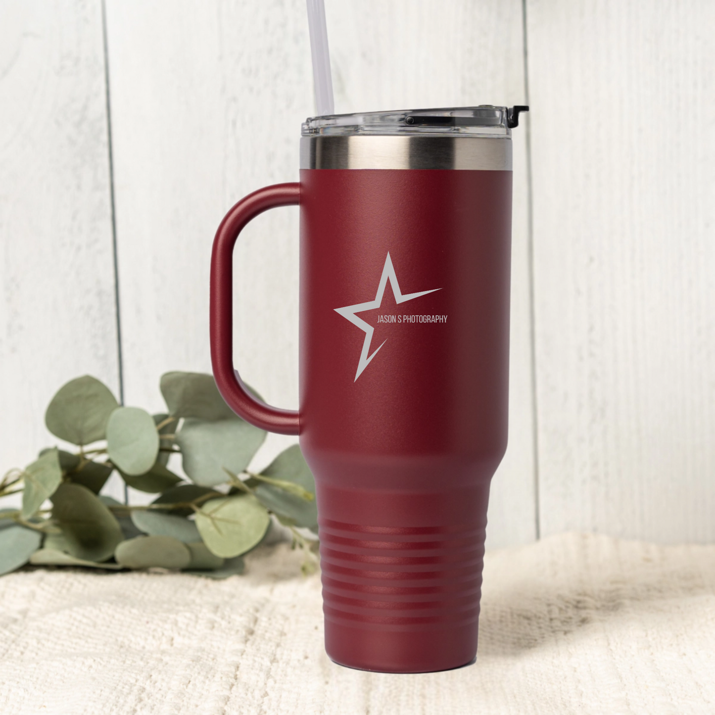 Custom Engraved Logo 40oz Tumbler