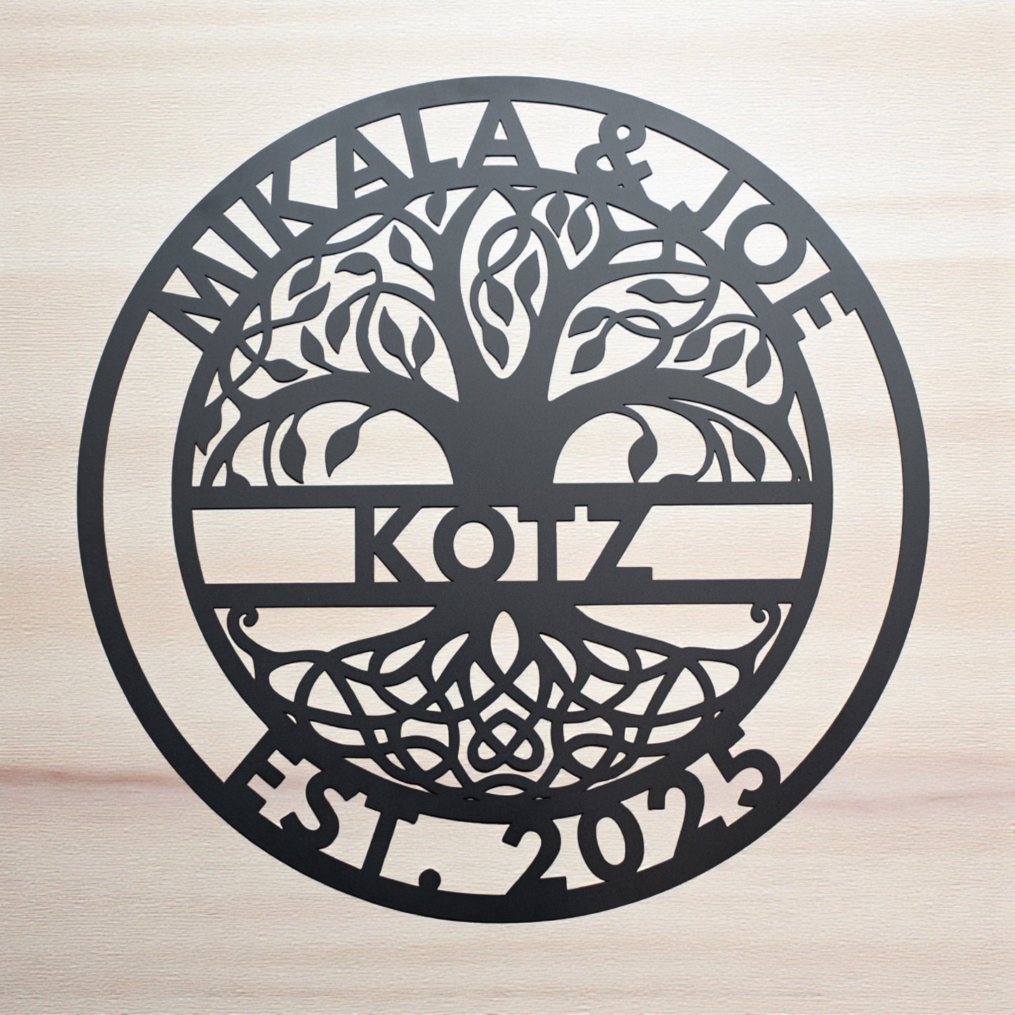 Metal Sign Family Tree