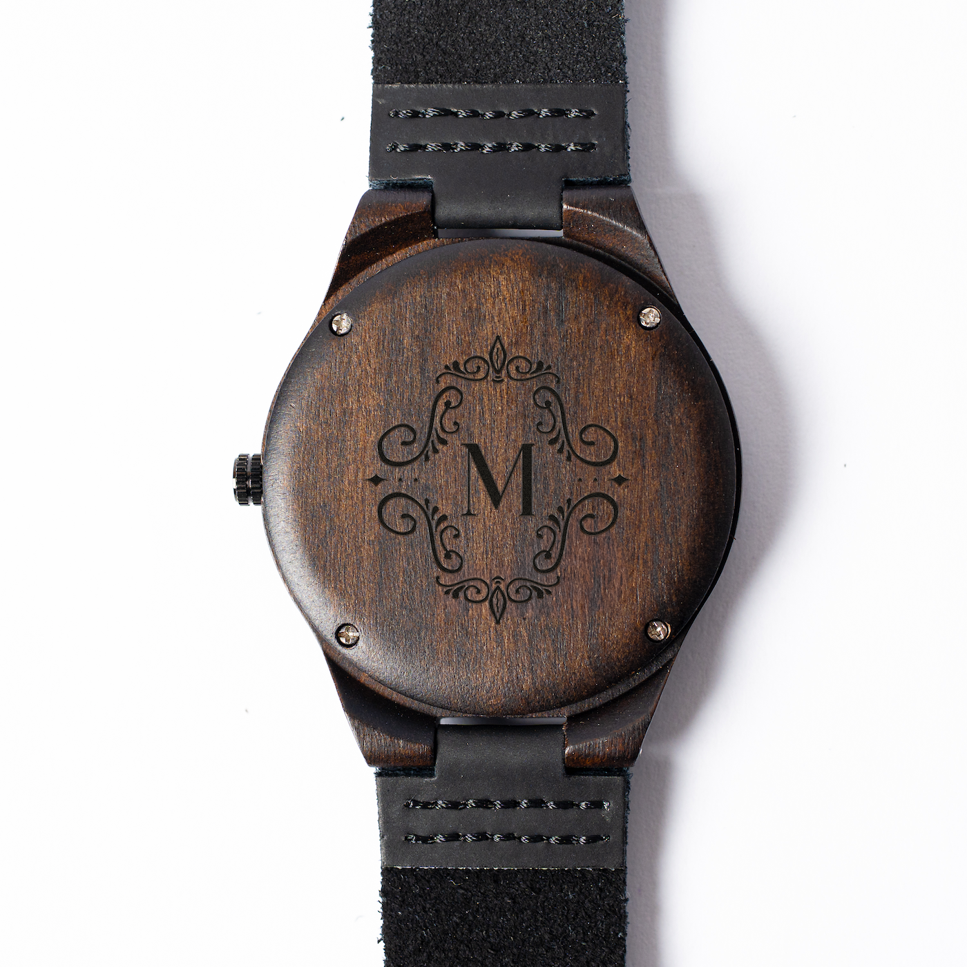 Customized Dark Brown Wood Watch - Signature Designs