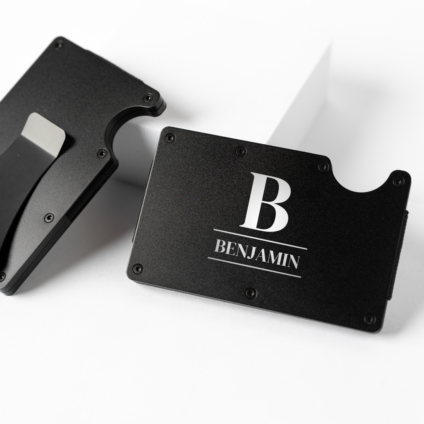 Customized Aluminum Card Holder with Clip