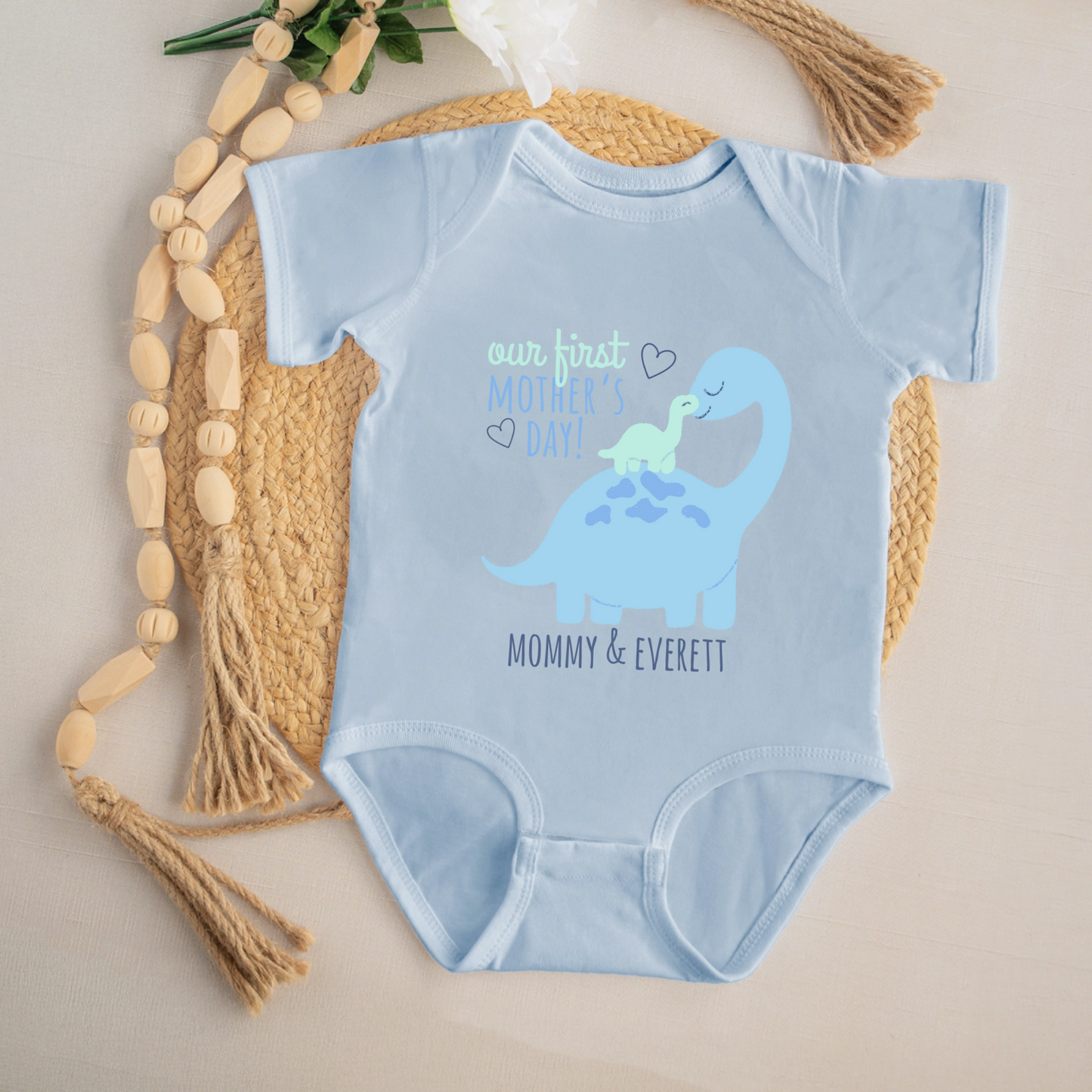 Customized First Mother's Day Baby One-Piece