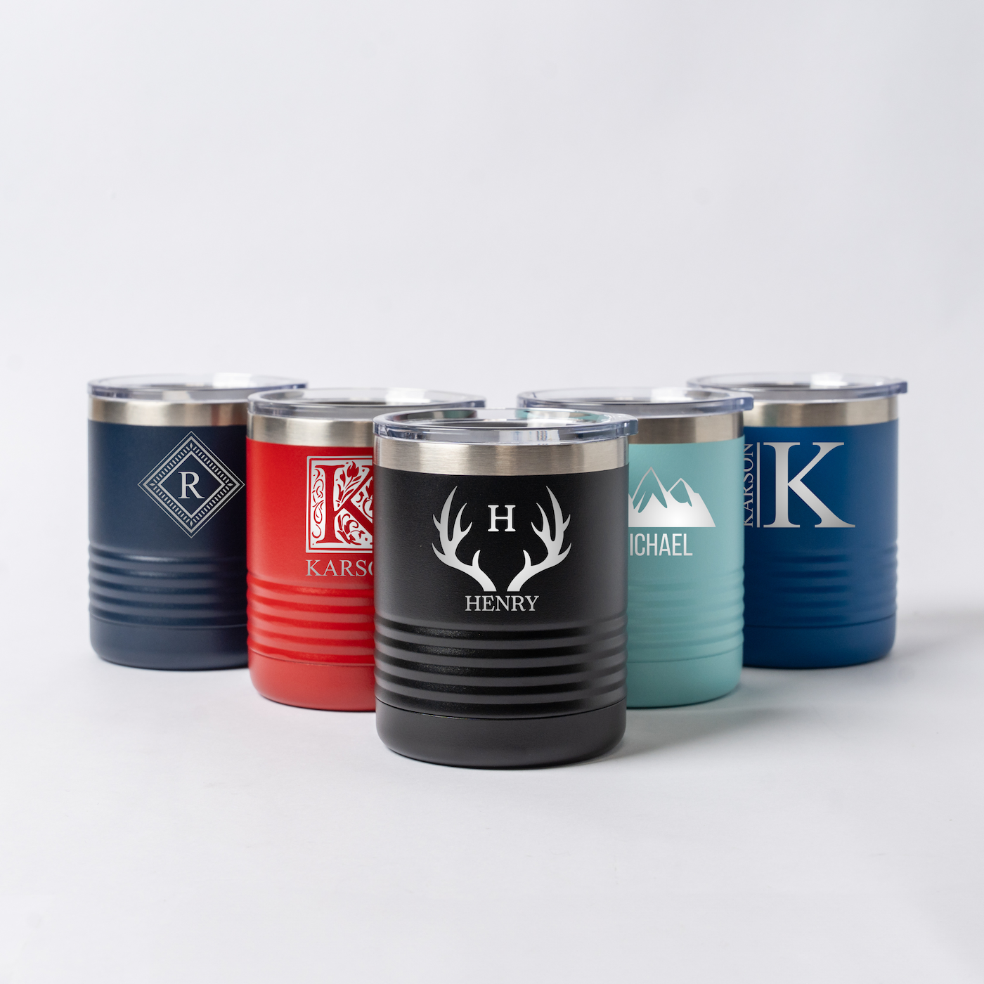Groomsmen Gift Set of 5 10oz. Travel Tumblers