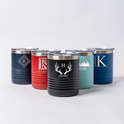 Groomsmen Gift Set of 5 10oz. Travel Tumblers