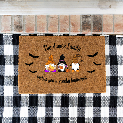 Personalized Halloween Doormats