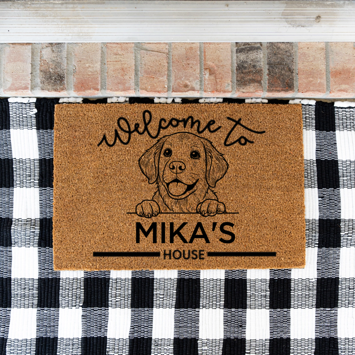 Customized Dog's House Doormats