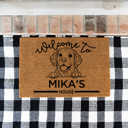 Customized Dog's House Doormats