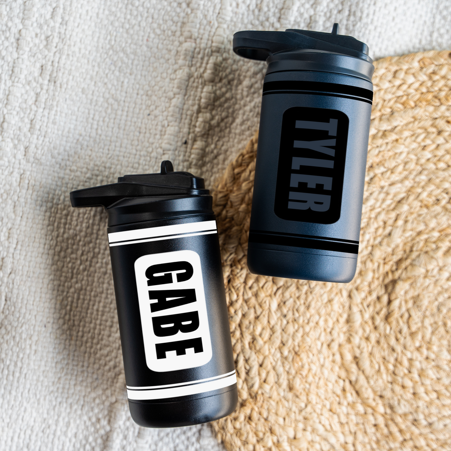 Customized Kids Color Crayon Water Bottle Tumblers