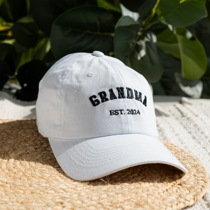 Custom Embroidered Grandparents Hats