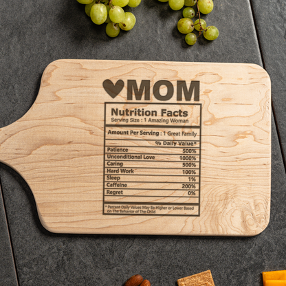 Customized Mother's Day Thin Paddle Serving Boards