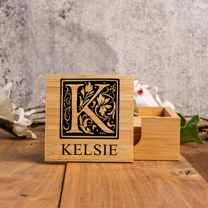 Customized  Bamboo Coasters