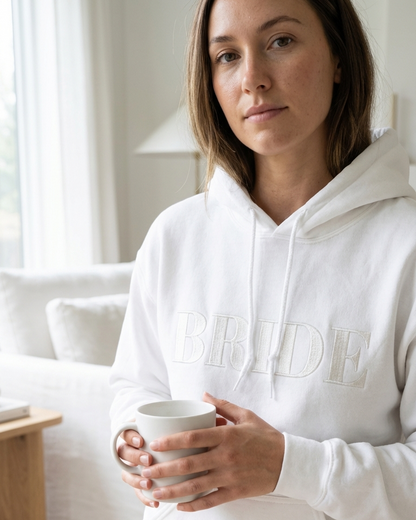 Custom Embroidered Bride Hoodie