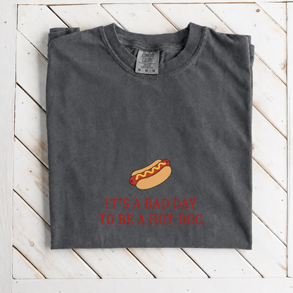 "Bad Day To Be A Hot Dog" 4th of July Premium Tee