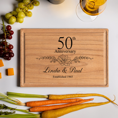 Customized 50th Anniversary Cutting Boards