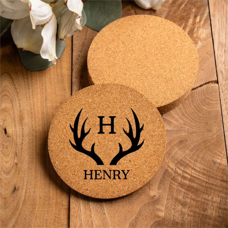 Customized Cork Coaster Set
