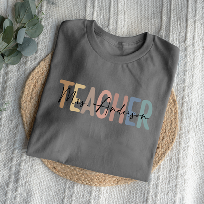 Customized Teacher T-Shirts