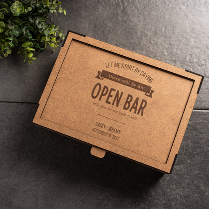 Custom Best Man Gift Box