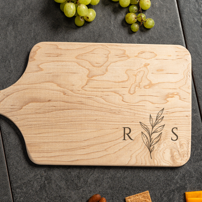 Customized Paddle Serving Boards - Elegant Name & Date Designs