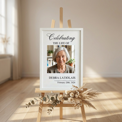 Customized Celebration Signable Framed Sign