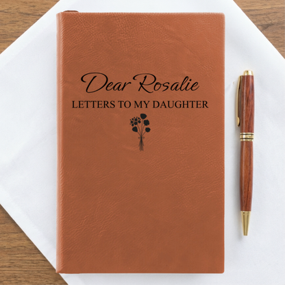 Letters To My Daughter Customized Journal