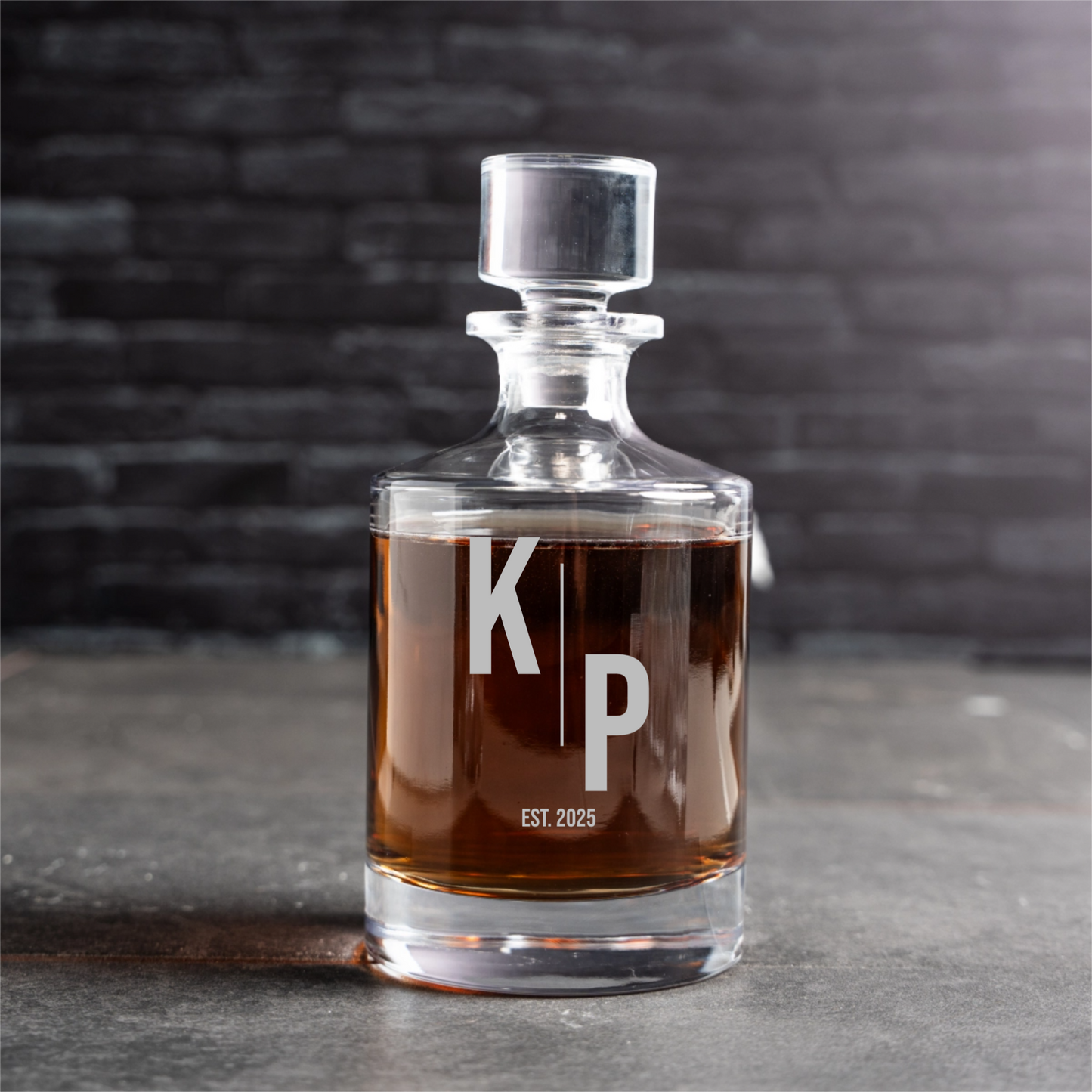 Custom Engraved Aberdeen Decanter - Signature Designs